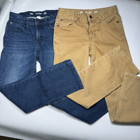 Cat & Jack Other - Cat & Jack Boys Size 10 Jeans & Khaki Pants Bundle Stretch Straight Fit